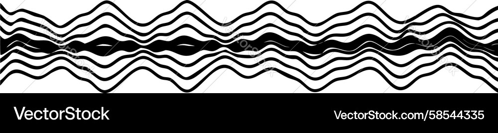 Zigzag Line Pattern - Gray Vector Image