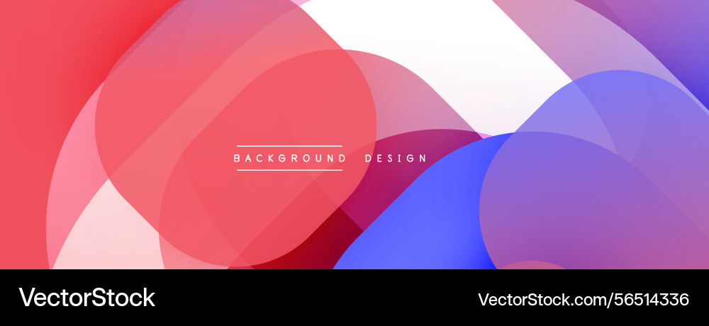 Abstract colorful shapes overlap creating dynamic Abstract colorful shapes overlap creating dynamic vector image