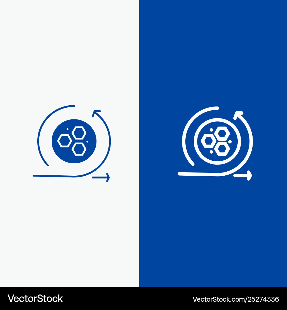 Modeling api science line and glyph Modeling api science line and glyph vector image