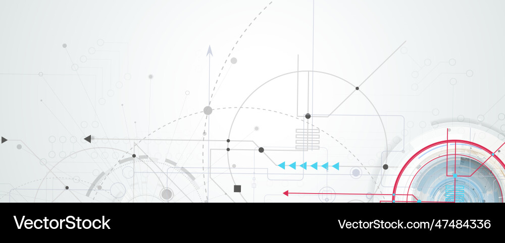 Technology data background idea of global Technology data background idea of global Vector Image