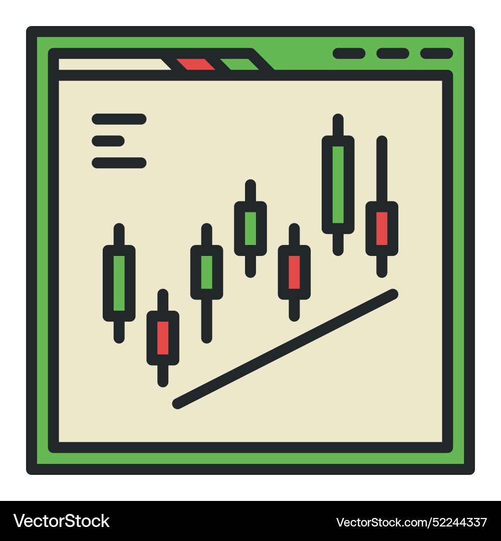 Day trading in web browser crypto colored – Royalty-Free Vector |  VectorStock
