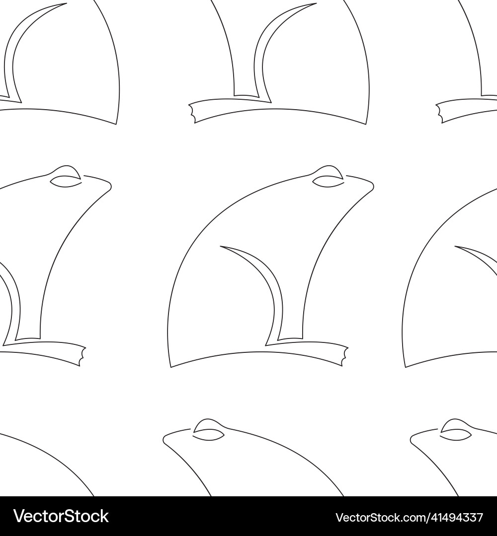 Frogs seamless pattern in minimalism style Frogs seamless pattern in minimalism style vector image