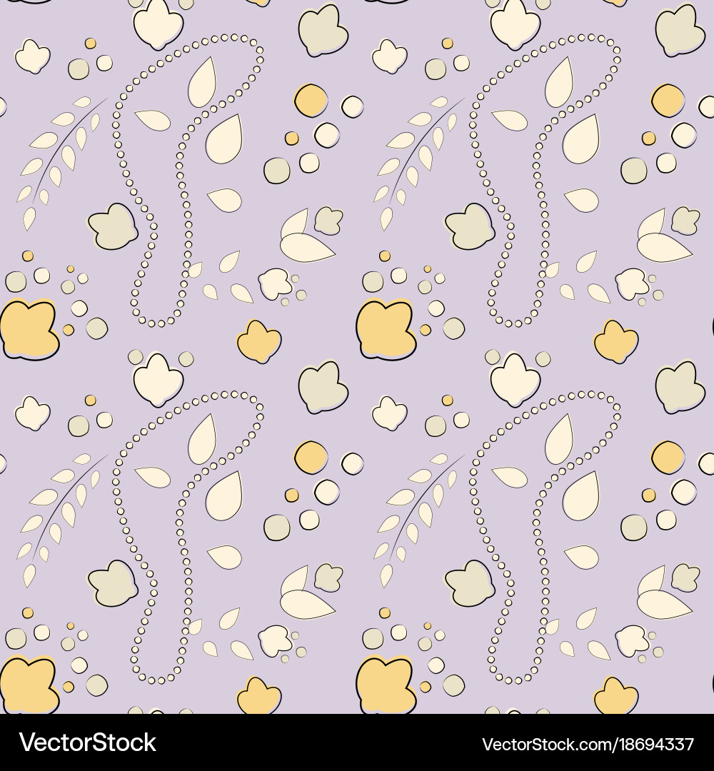 Seamless pattern of elements drawn Vector Image