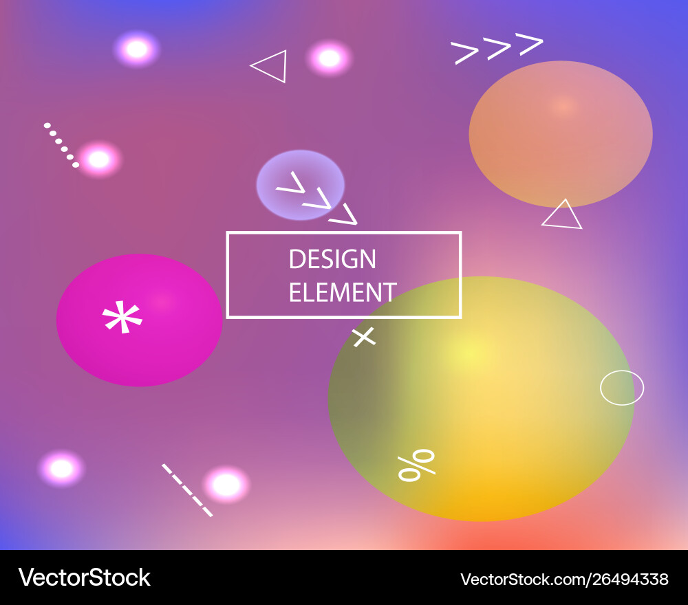 Magic backdrop from blurry patterns vector image