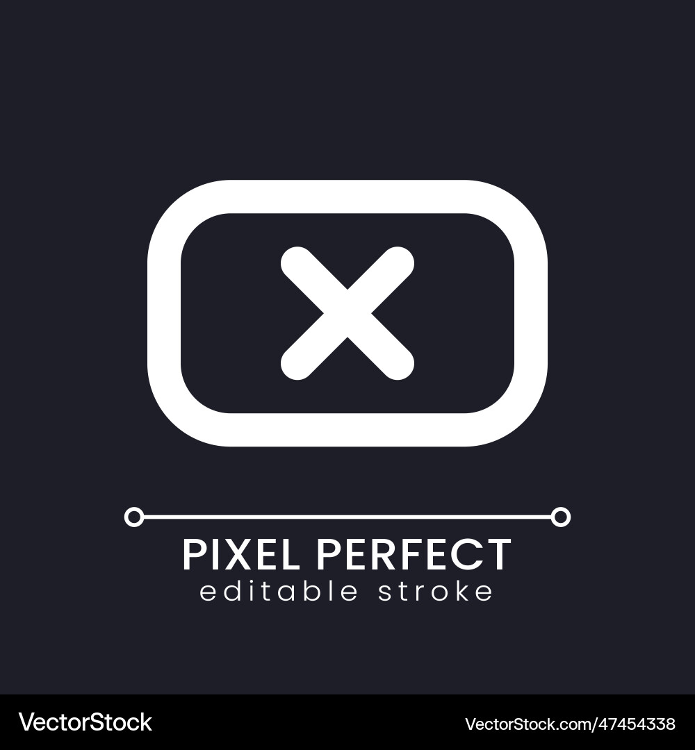Remove background pixel perfect white linear ui Remove background pixel perfect white linear ui vector image