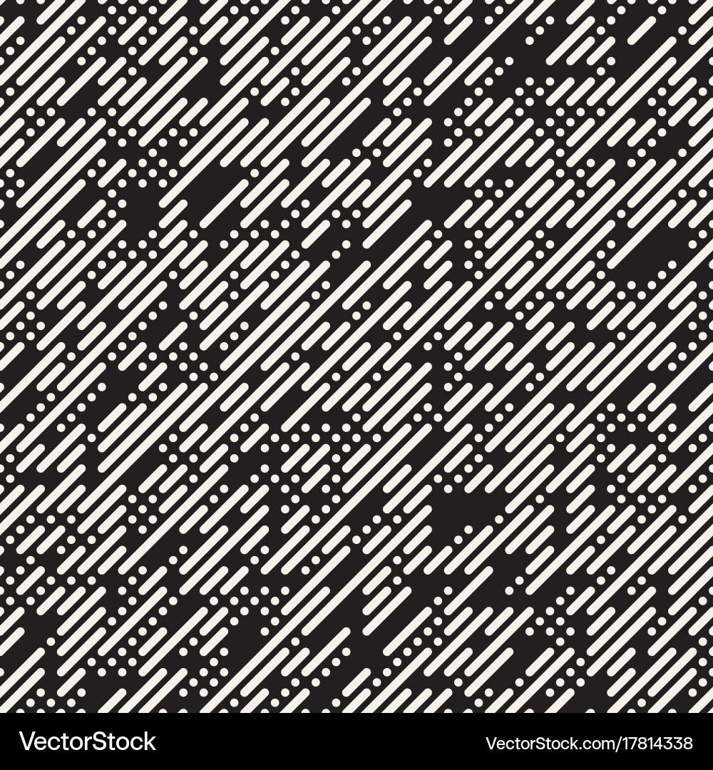 Seamless irregular lines grid pattern vector image