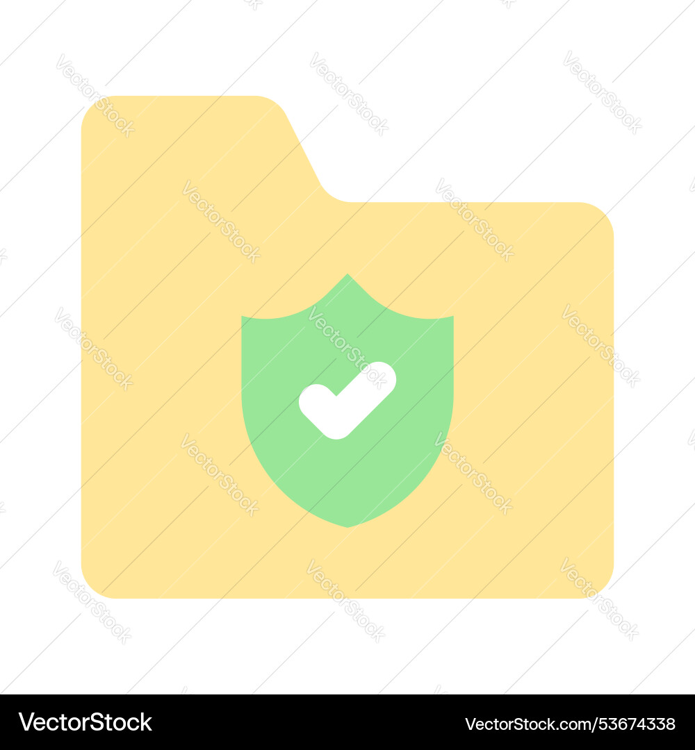 Secure folder Vector Image