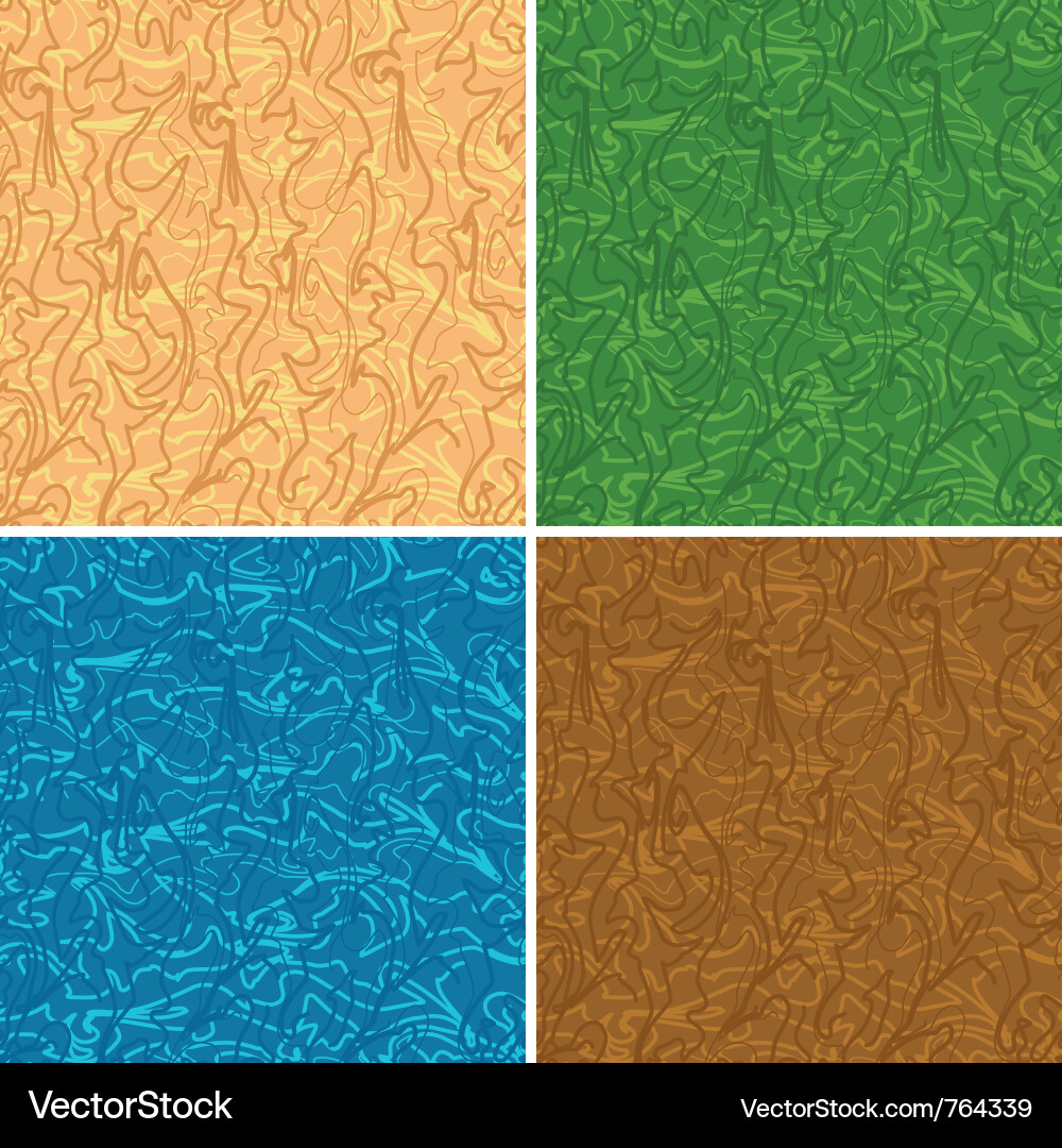 Abstract Seamless Patterns vector image