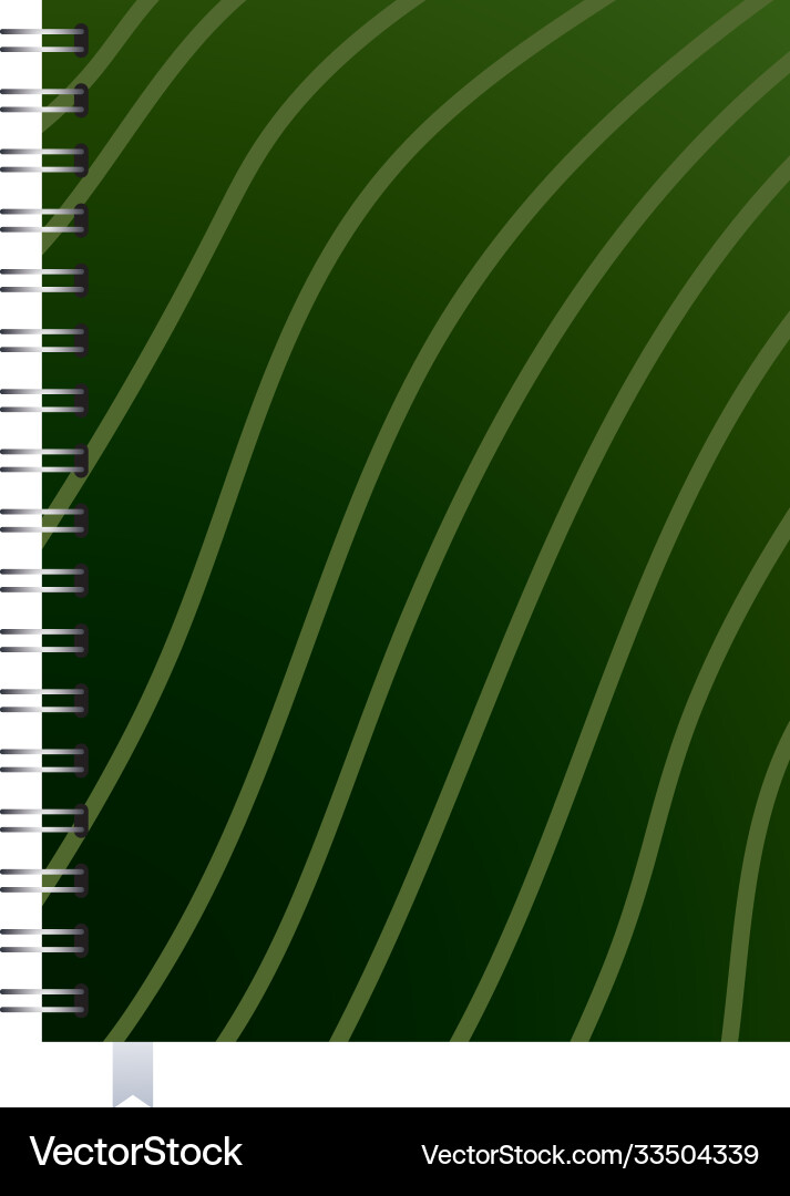 Notebook and notepad with corporate designs vector image