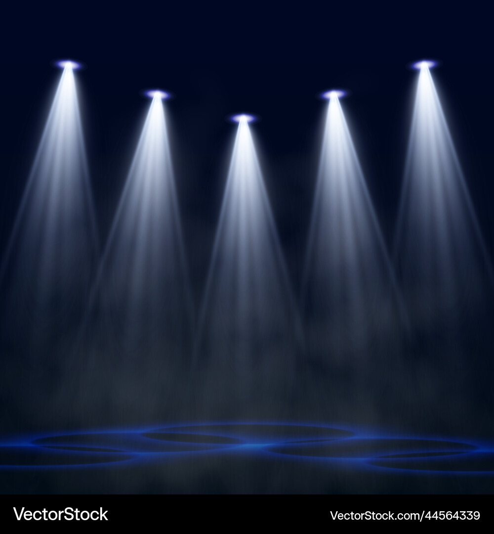 Spotlights Szene Lichteffekte leuchten Spotlights Szene Lichteffekte leuchten vektorbild