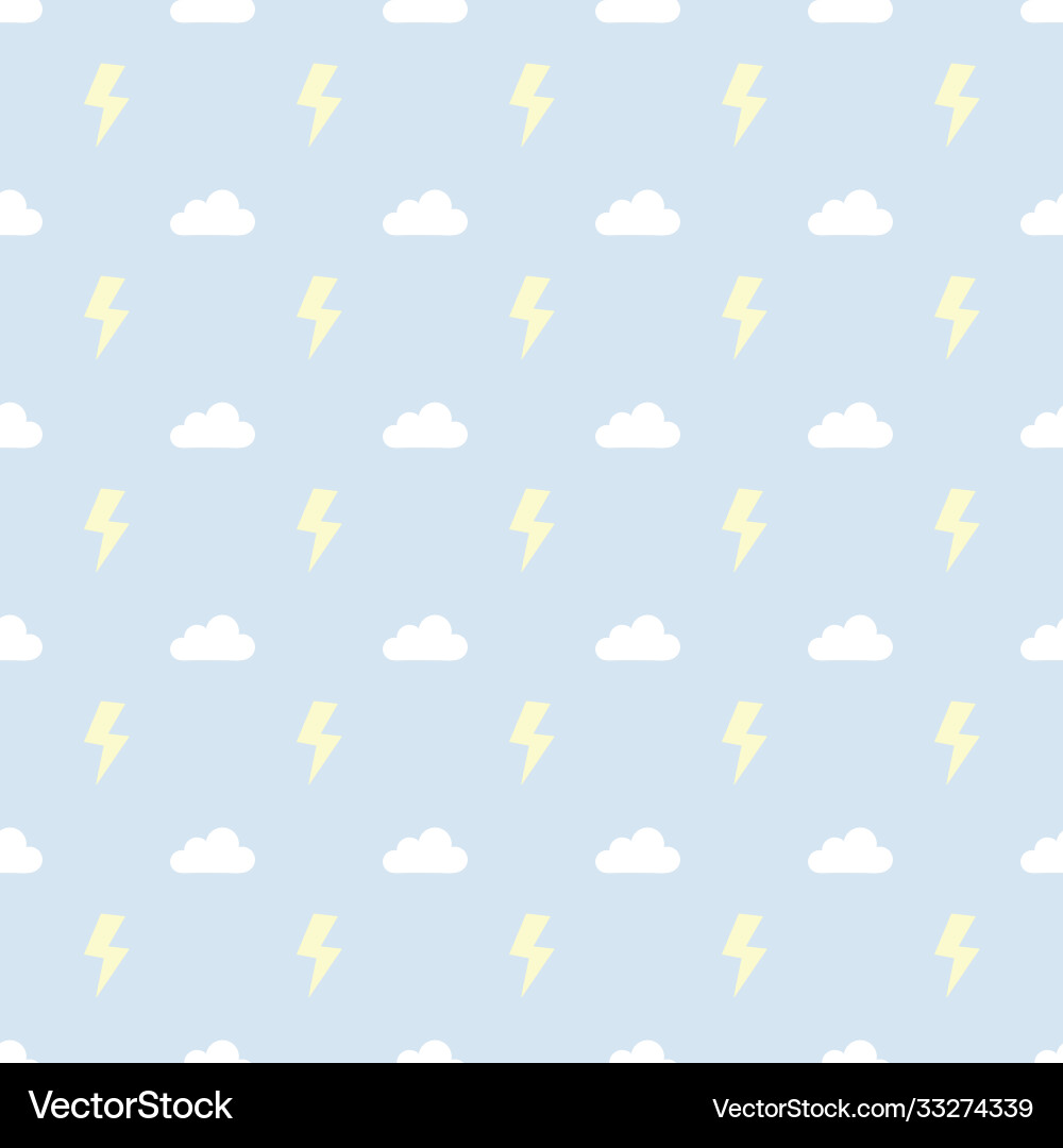 Storm repeat pattern vector image