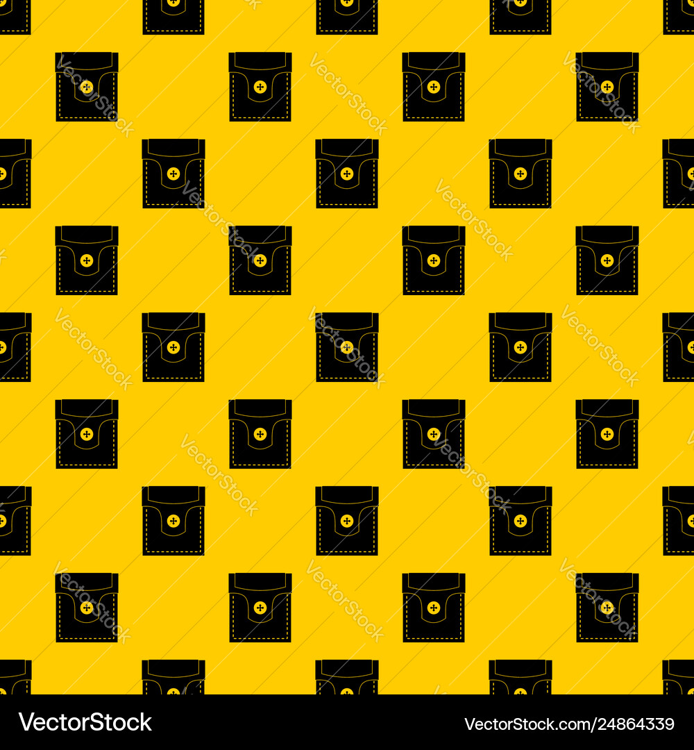Valve pocket with button pattern Valve pocket with button pattern vector image