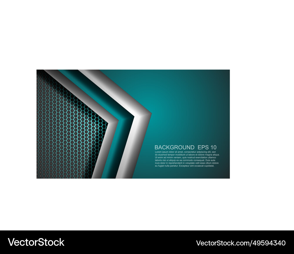 Corner arrows overlap background on space Corner arrows overlap background on space vector image