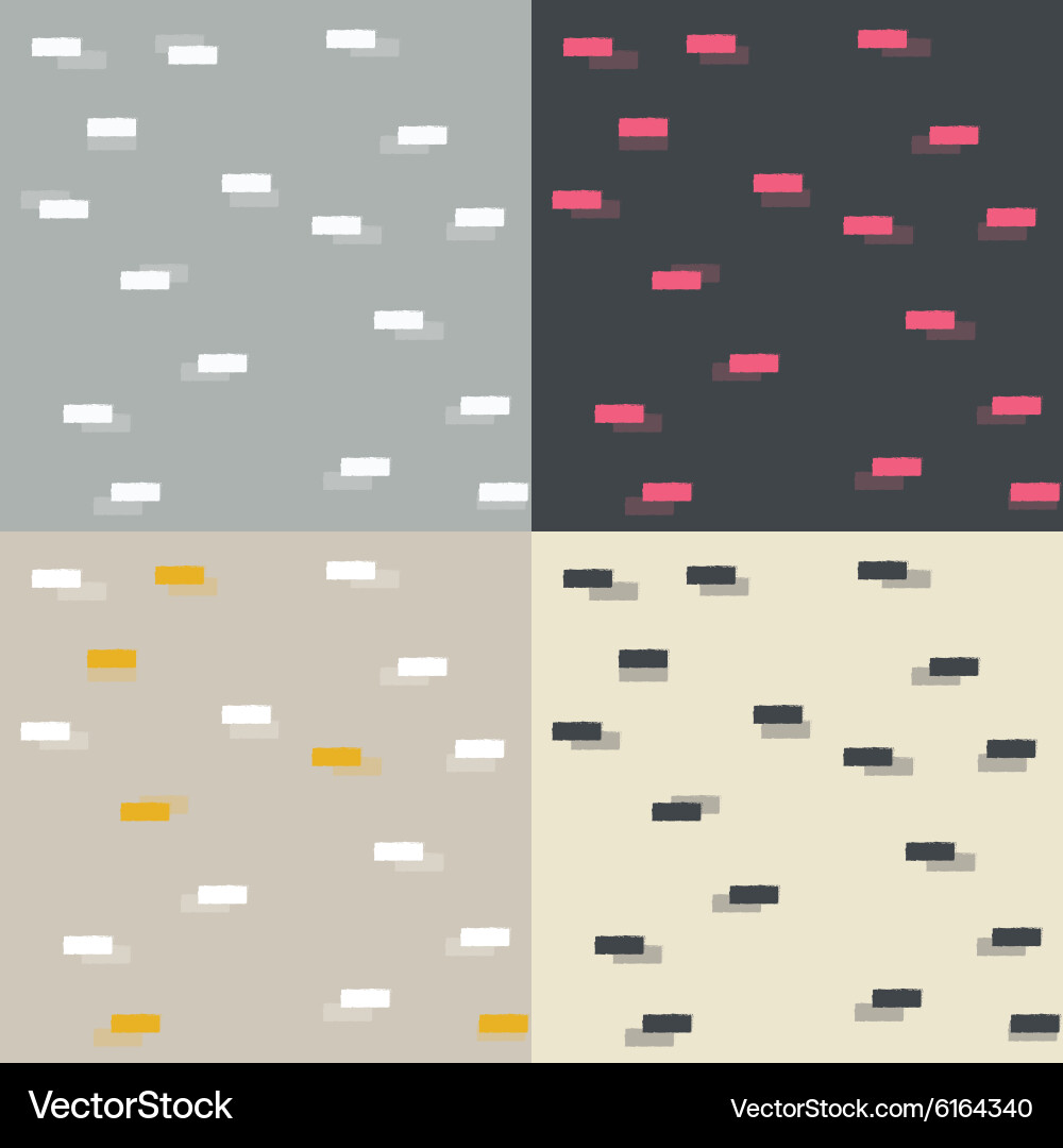 Geometric Block Pattern vector image