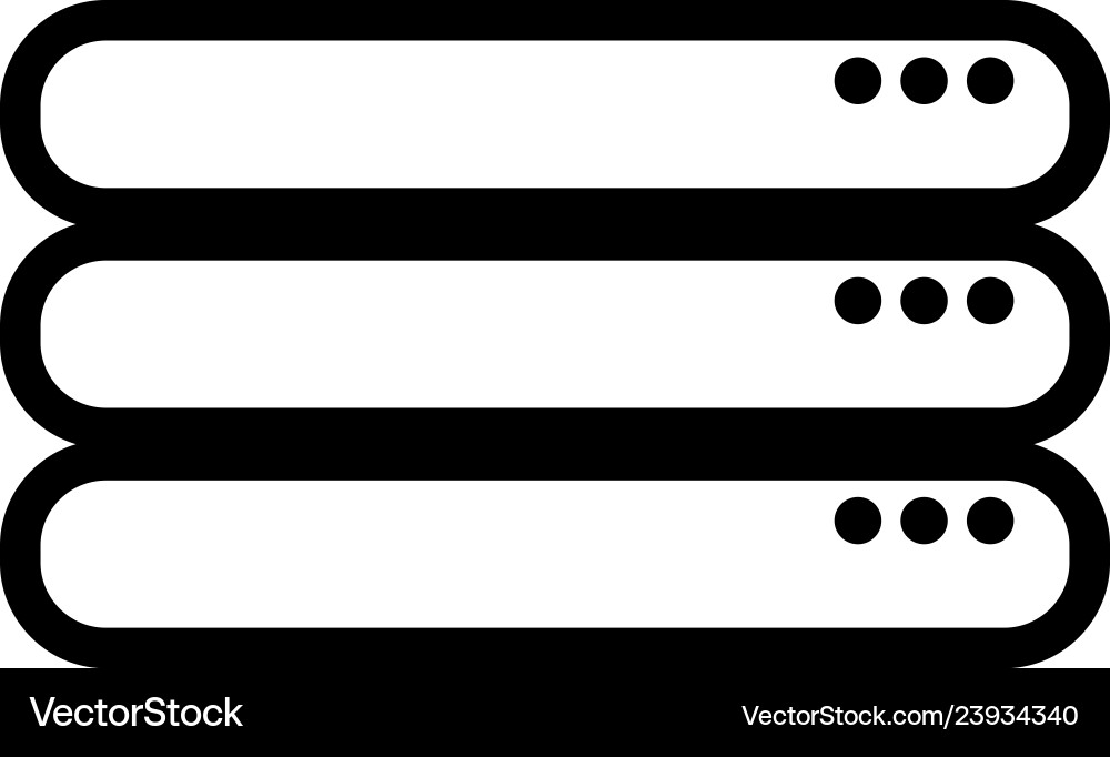 Harddisk icon design template isolated Vector Image