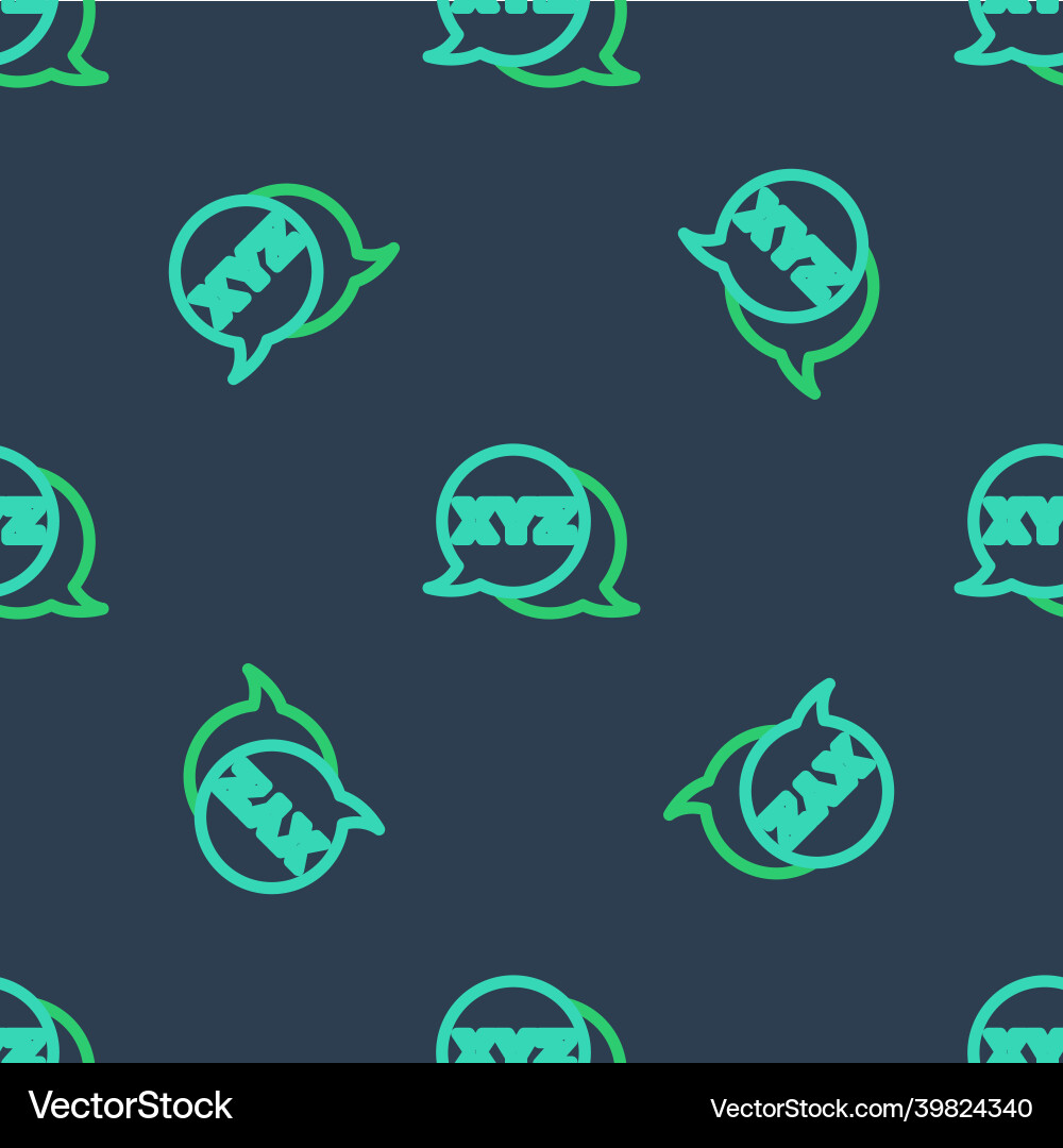 Line xyz coordinate system icon isolated seamless Line xyz coordinate system icon isolated seamless vector image