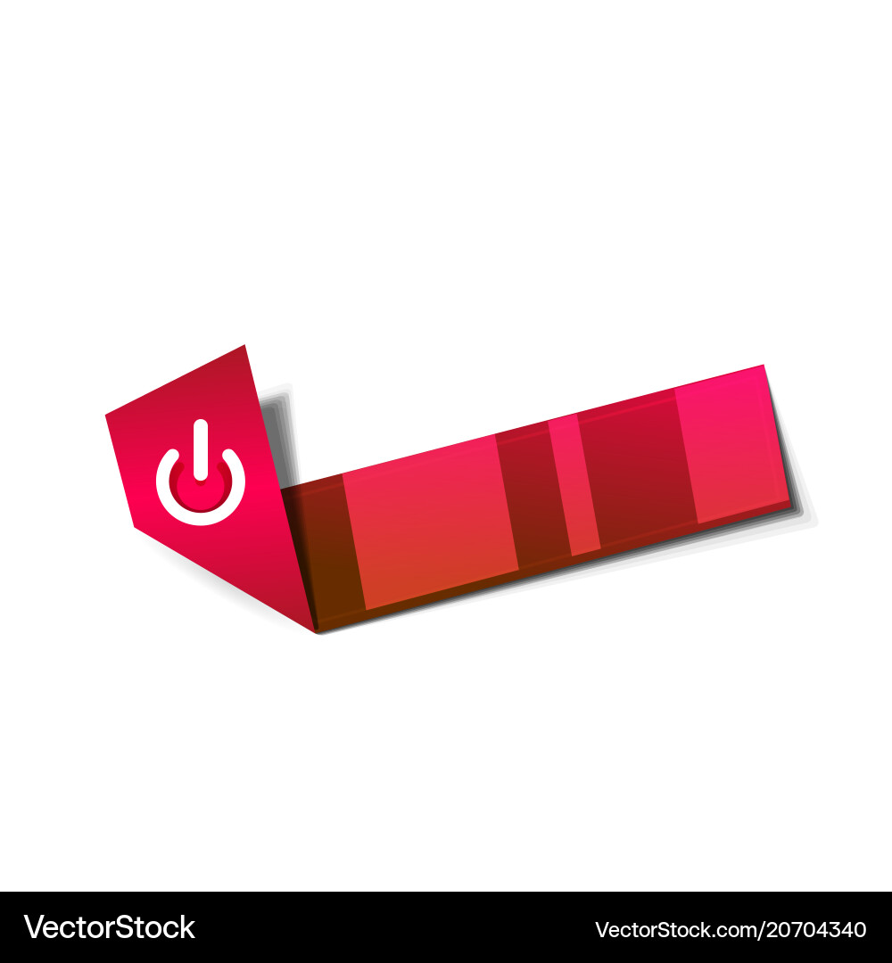 Start power button ui icon design on off symbol Start power button ui icon design on off symbol Vector Image