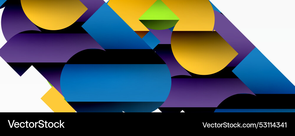 Abstract background colorful geometric curve Abstract background colorful geometric curve vector image