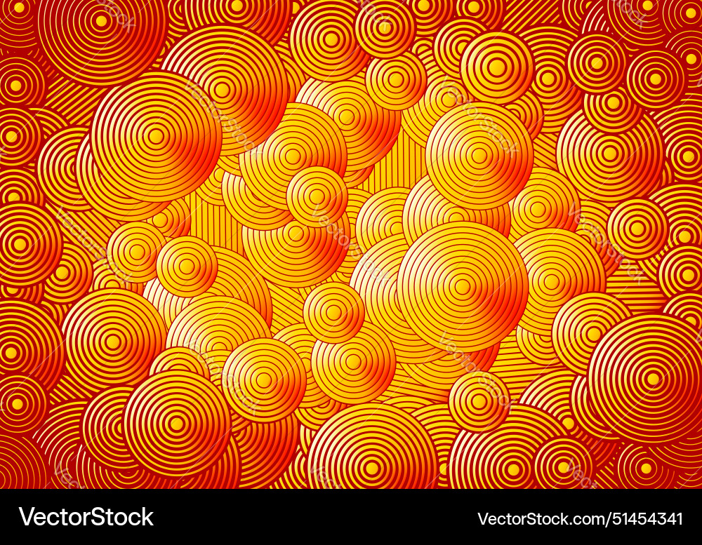 Abstract psychedelic background with circles Abstract psychedelic background with circles vector image