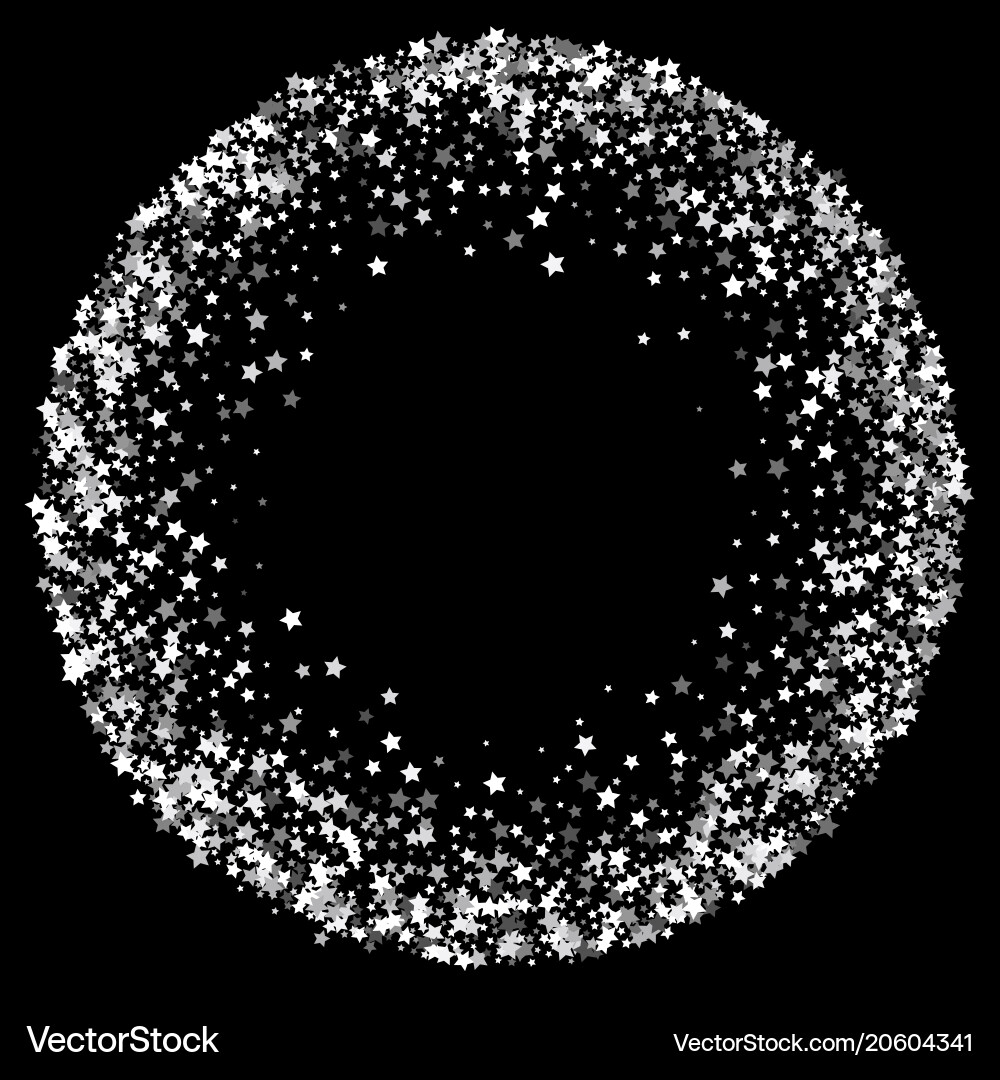Frame or border of stars Vector Image