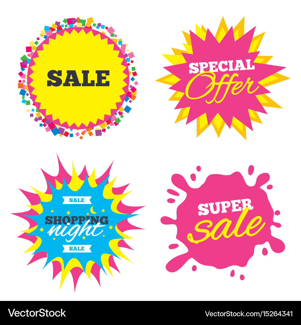 Sale & Special Offer Star Icon Vector Image