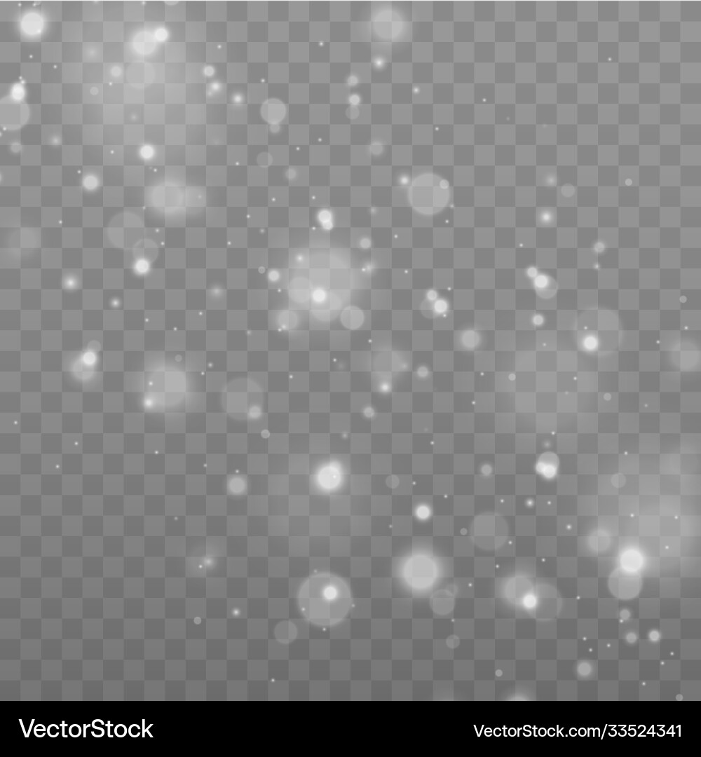 Sparkle bokeh effect vector image