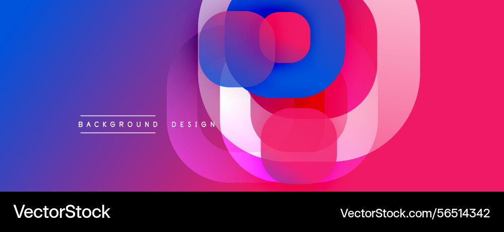 Abstract colorful design overlapping circles Abstract colorful design overlapping circles Vector Image