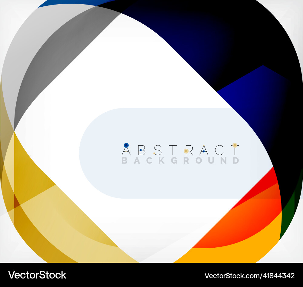 Abstract square shape with overlapping waves Abstract square shape with overlapping waves Vector Image