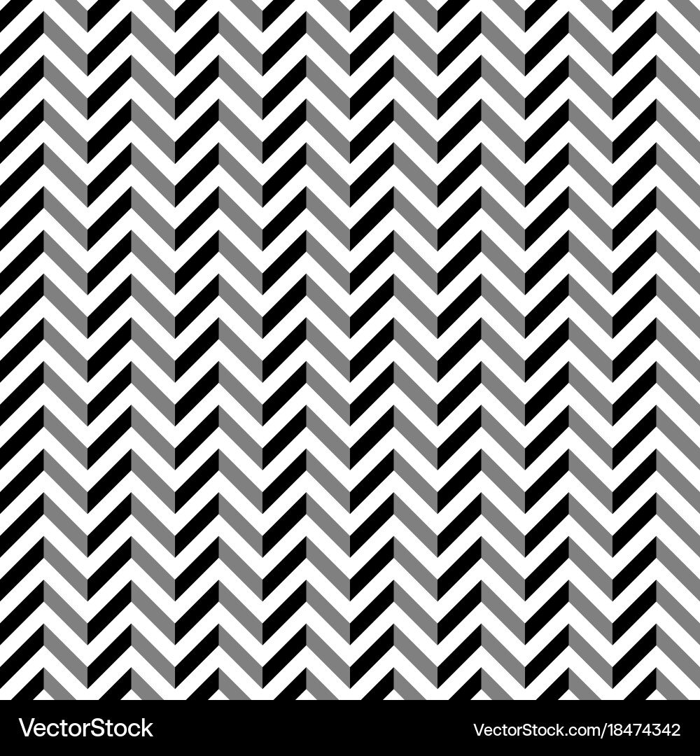 Bold Zigzag Pattern vector image