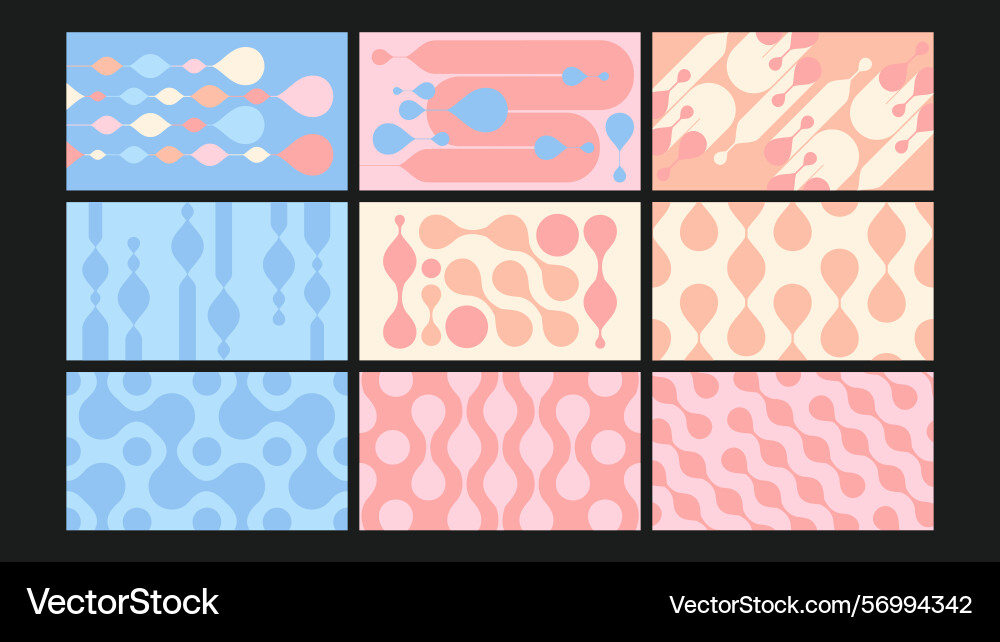 Dreamy light gradient with subtle background set Vector Image