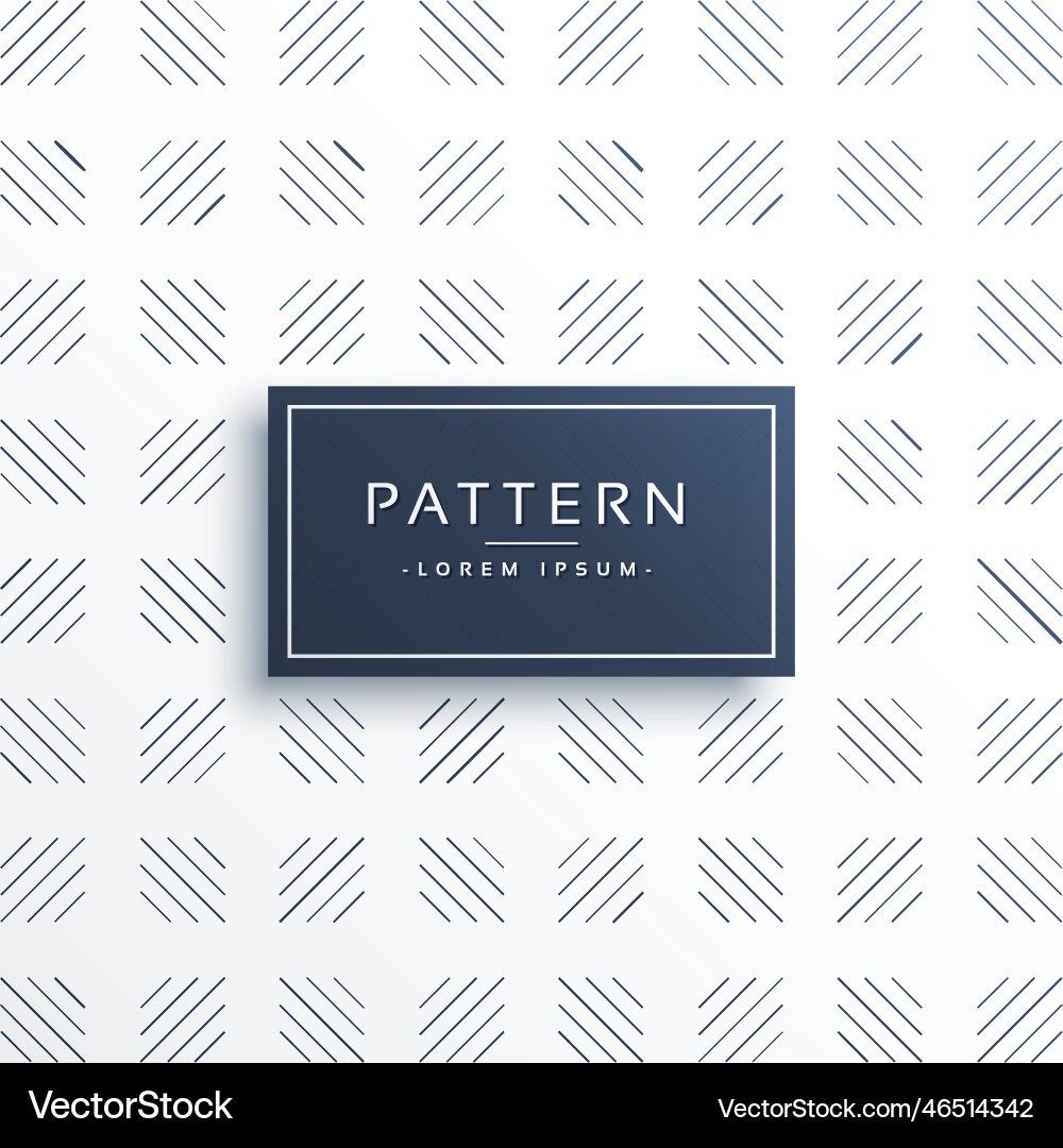 Geometric line pattern background design vector image