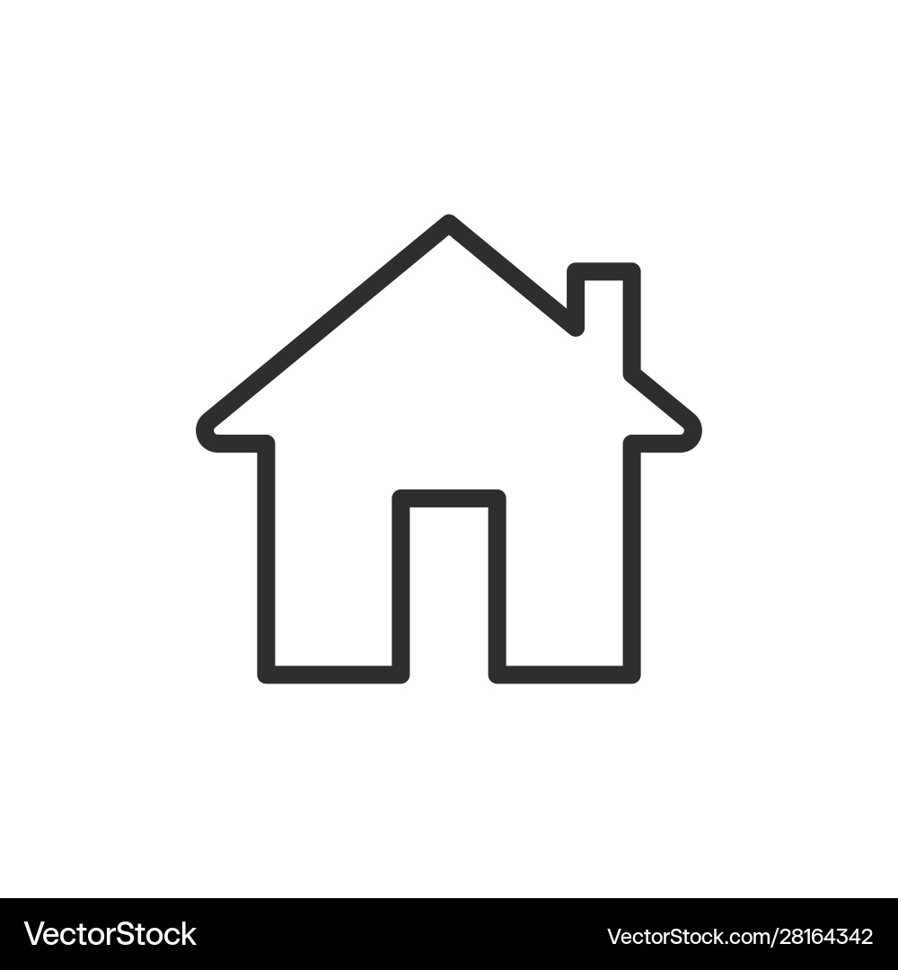 Simple House Icon Vector Image
