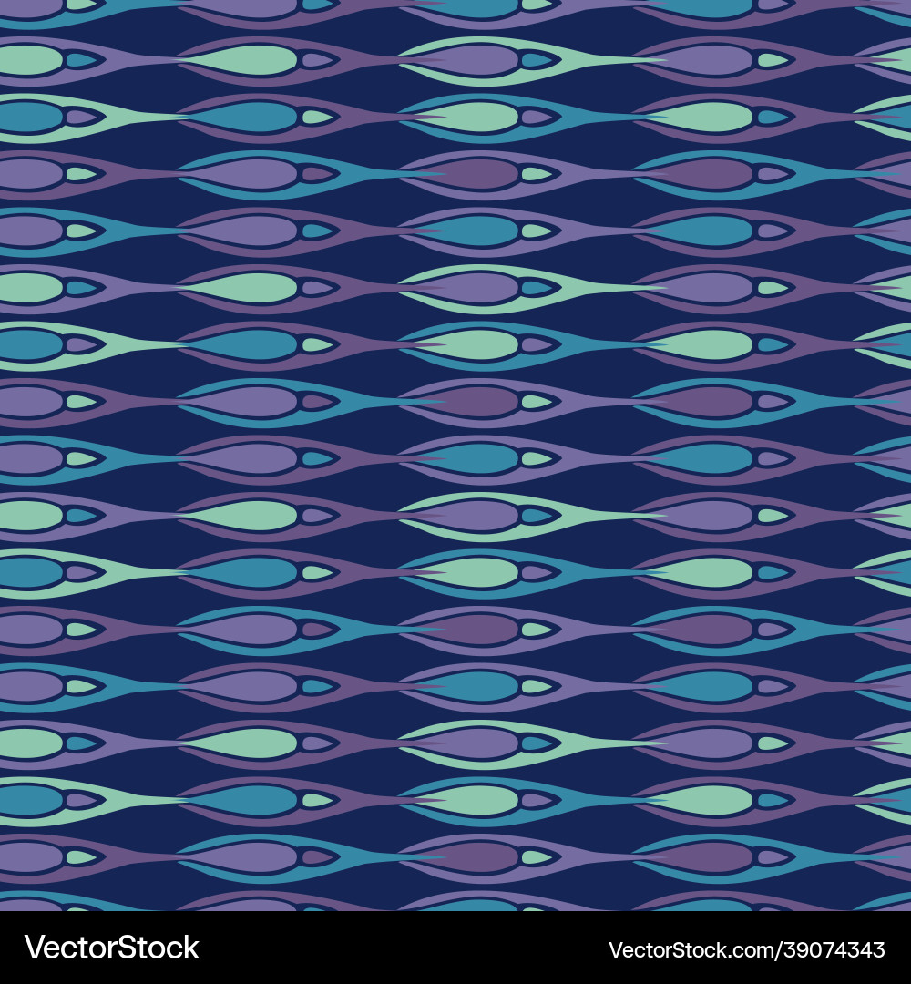 Seamless pattern with decorative abstract Vector Image