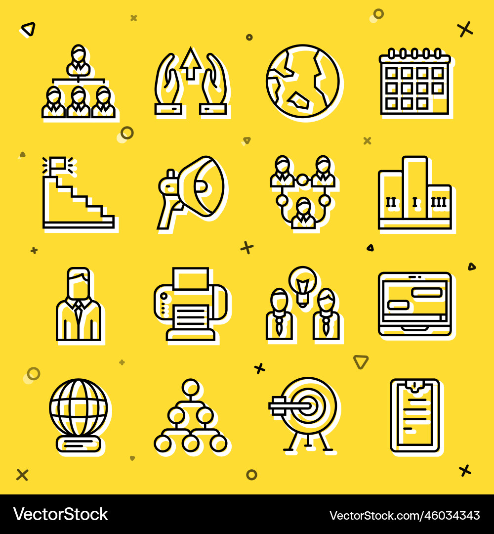 Set line clipboard with checklist chat messages Set line clipboard with checklist chat messages vector image