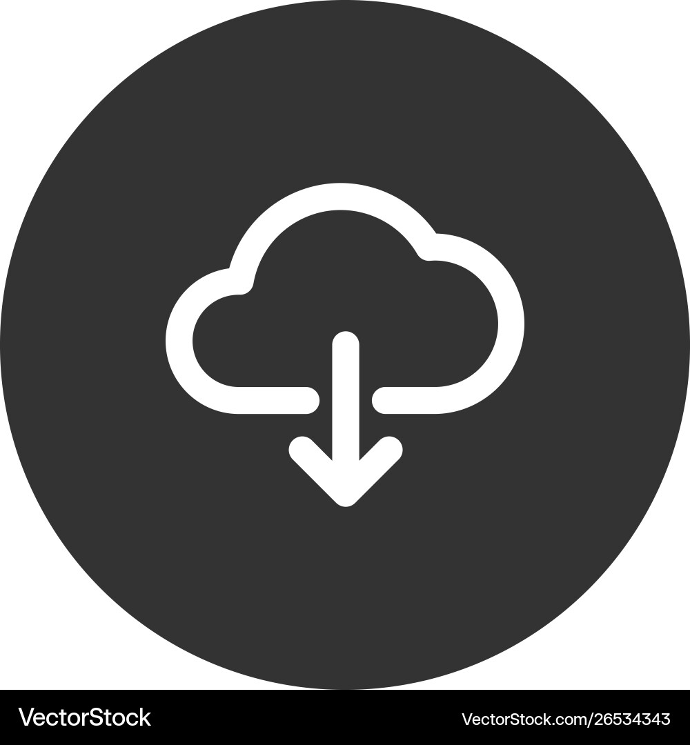 Upload icon in modern style for web site Upload icon in modern style for web site vector image