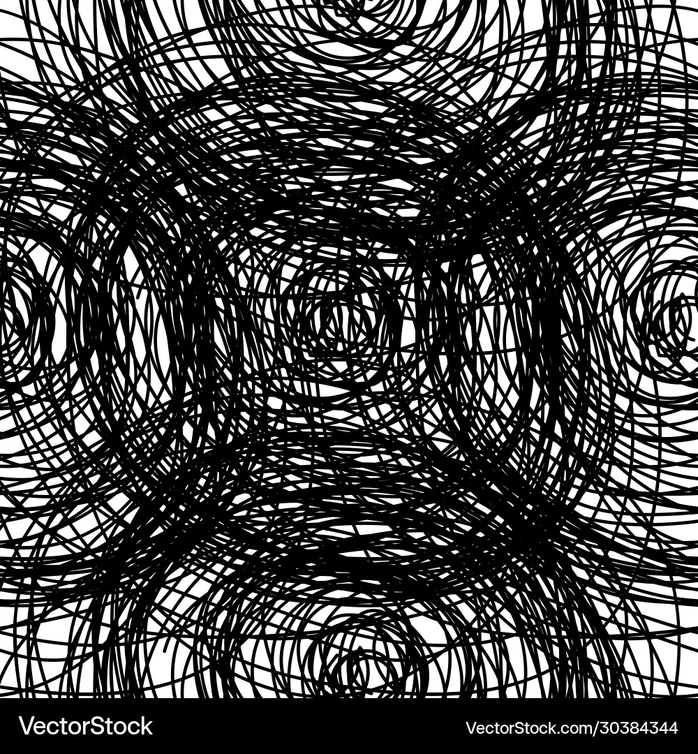 Abstract Scribble Pattern Vector Image