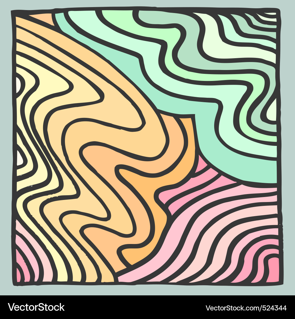 Abstract Wave Pattern vector image
