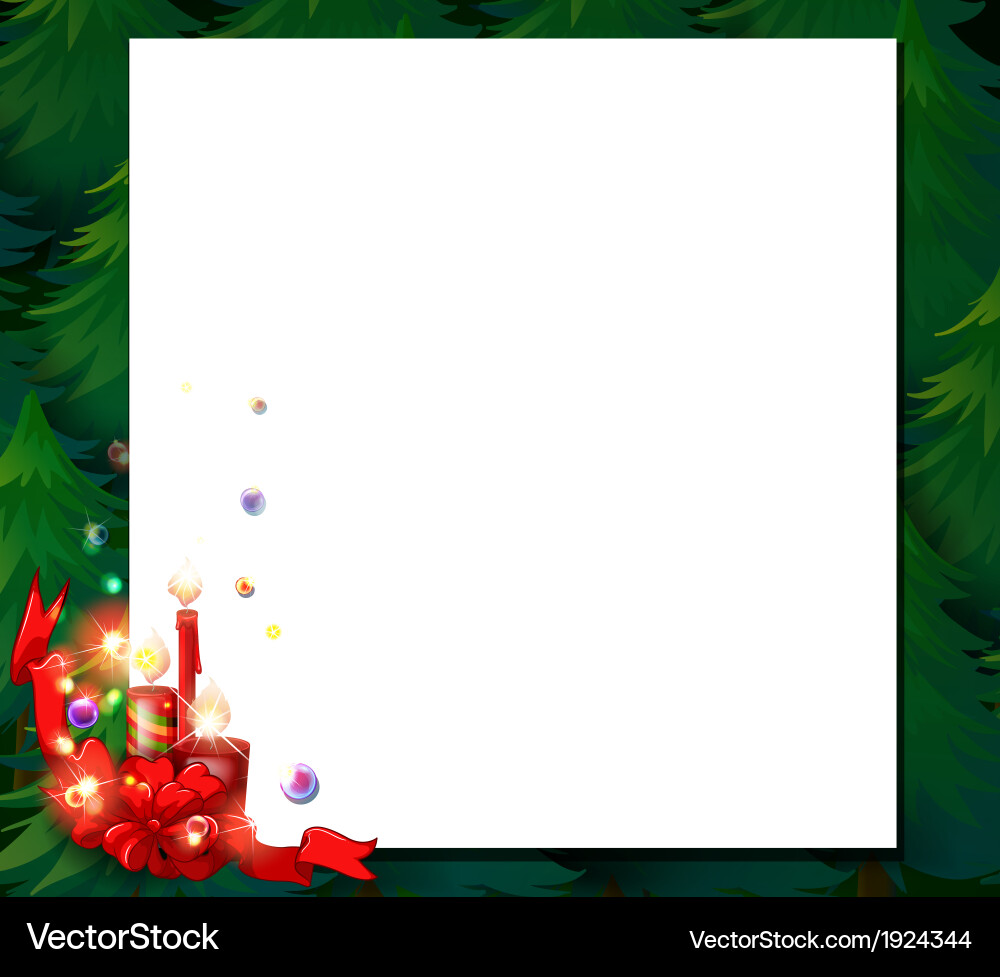 an empty christmas card template – royalty-free vector | vectorstock