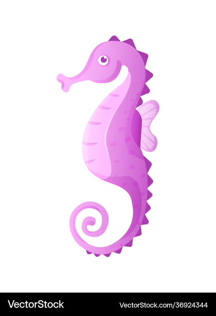 Aquarium Cartoon Seepferdchen Meer Tiere Aquarium Cartoon Seepferdchen Meer Tiere Vektorbild