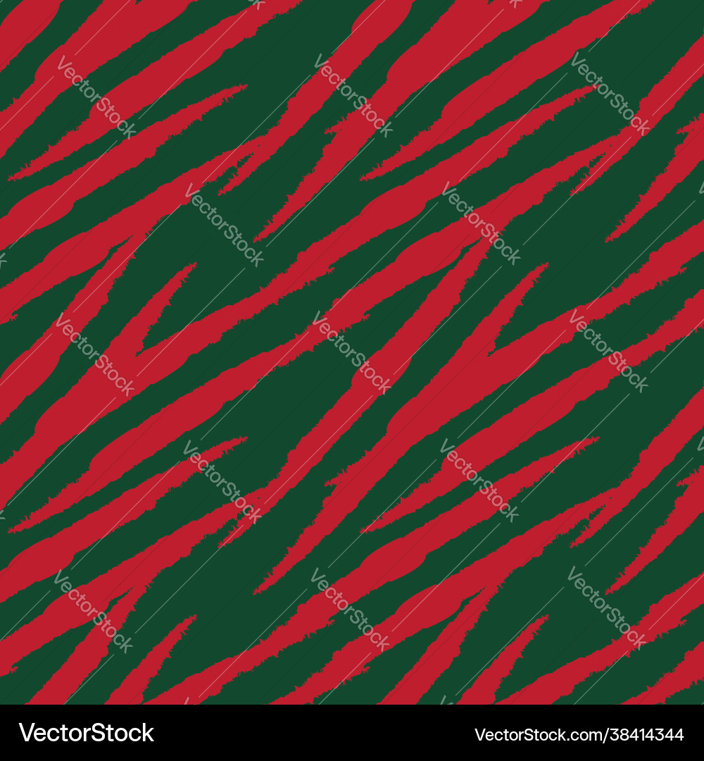 Christmas brush stroke fur seamless pattern Christmas brush stroke fur seamless pattern vector image