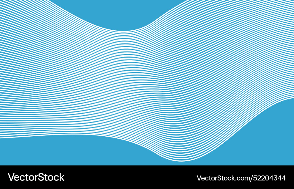 Cyan blue abstract background with curve line Cyan blue abstract background with curve line Vector Image
