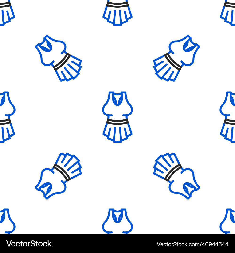 Line undershirt icon isolated seamless pattern Line undershirt icon isolated seamless pattern Vector Image