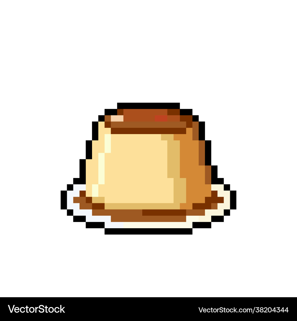 Pixel pudding image for 8 bit game assets Pixel pudding image for 8 bit game assets Vector Image