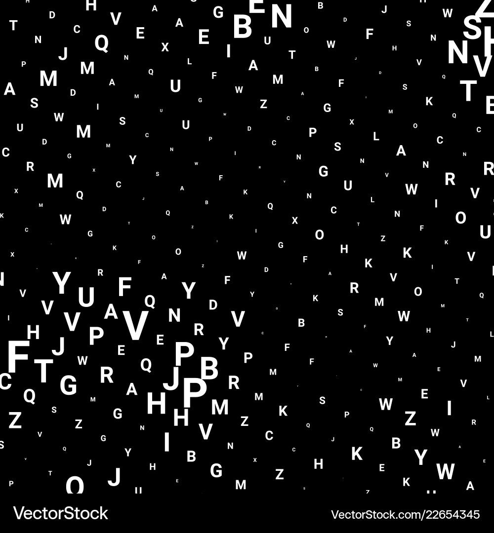 Abstract texture with letters Abstract texture with letters vector image