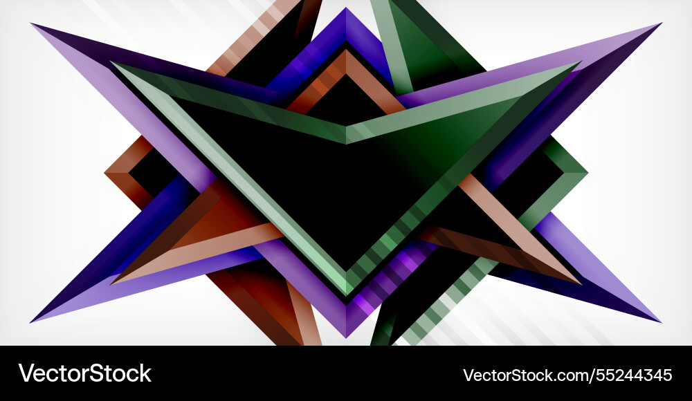 Arrows with 3d effect abstract background Arrows with 3d effect abstract background vector image
