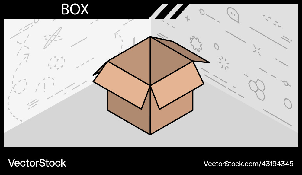 Box isometric design icon web 3d colorful concept Box isometric design icon web 3d colorful concept vector image