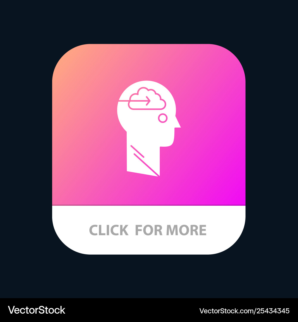 Cloud update download upload user mobile app Cloud update download upload user mobile app vector image