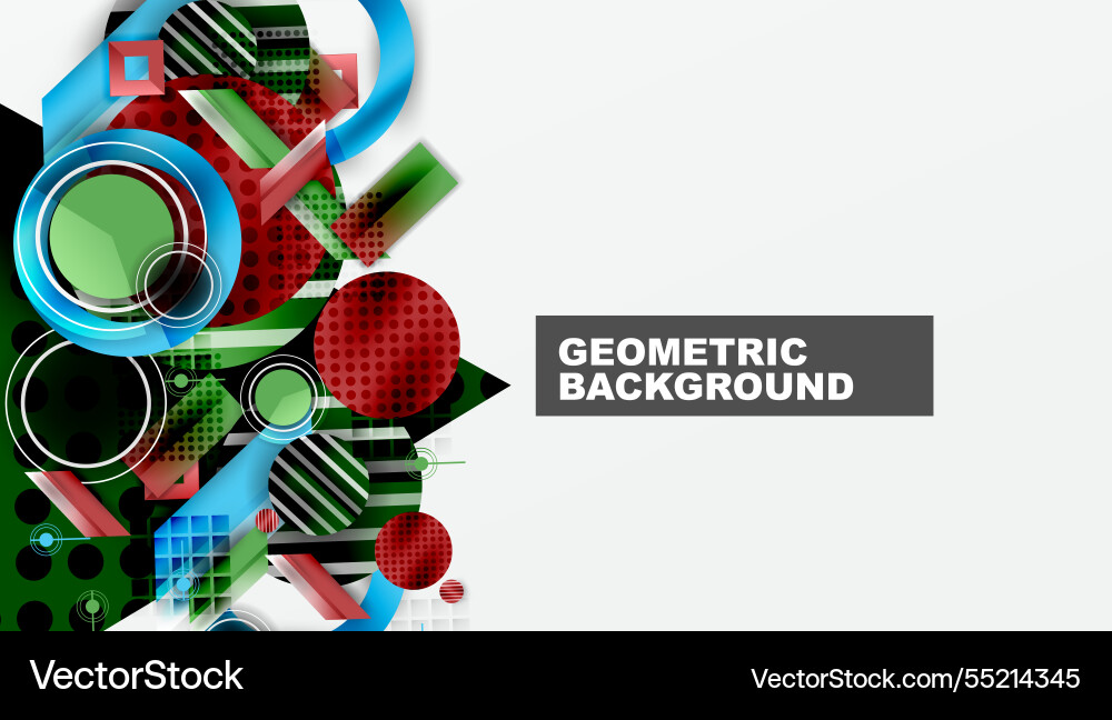 Dynamic complex geometric abstract background Dynamic complex geometric abstract background Vector Image