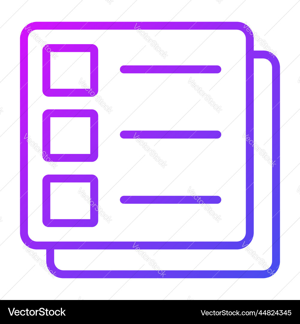 Form icon user interface as a simple sign Vector Image