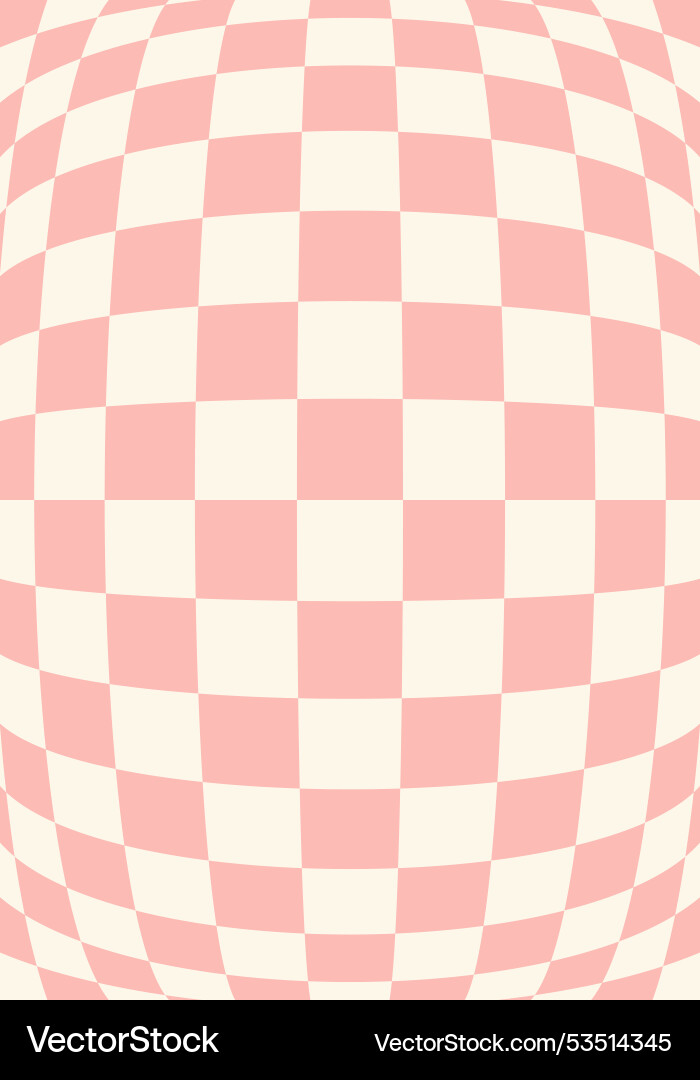 Retro checkered background with distorted squares Retro checkered background with distorted squares vector image